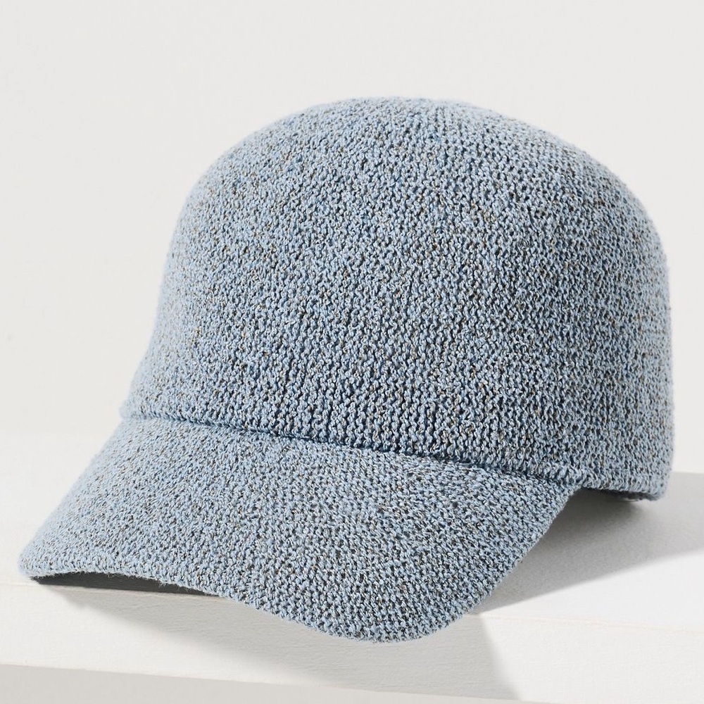 NWOT - Anthropologie Nubby Baseball Cap - Blue - OS